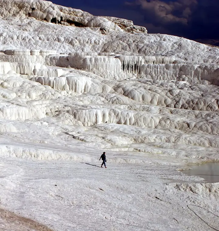 The Pamukkale travertines