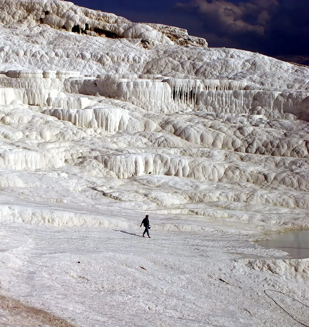 The Pamukkale travertines