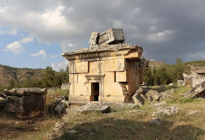 A tomb structure in the Hierapolis necropolis