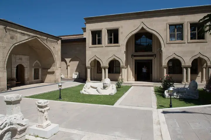 The courtyard of Burdur Museum