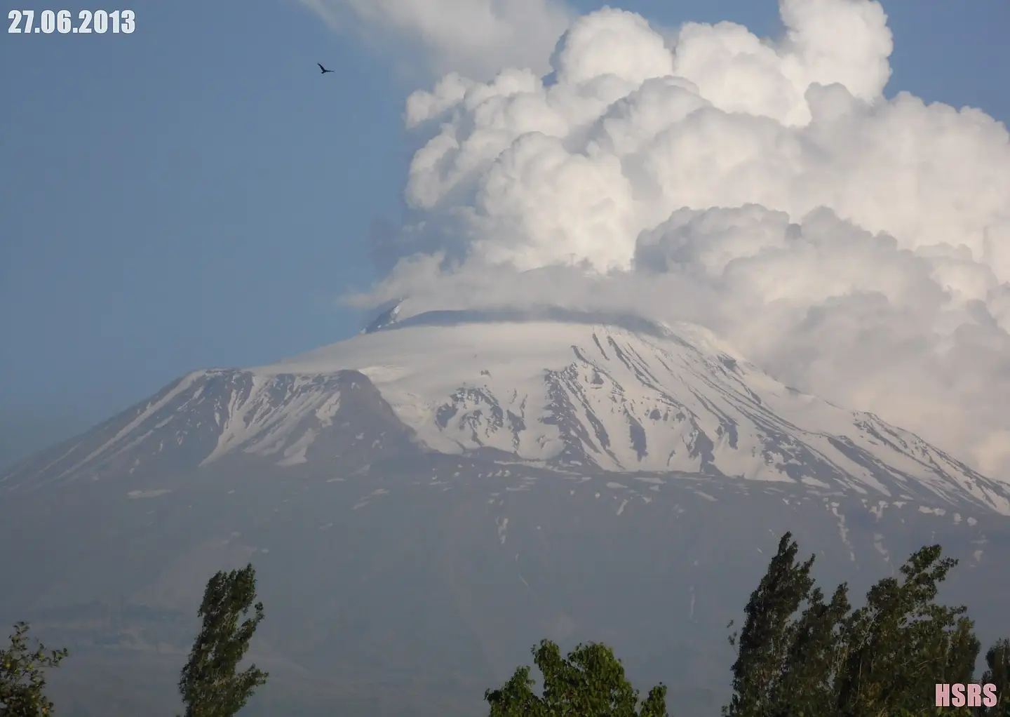 Mount Ağrı seen from Iğdır