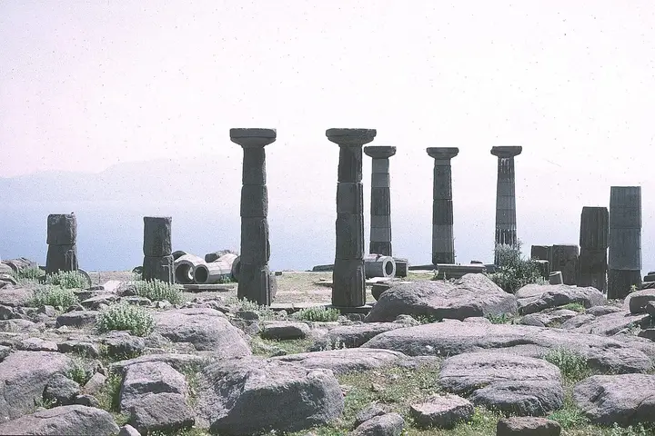 Columns of the Temple of Athena at Assos