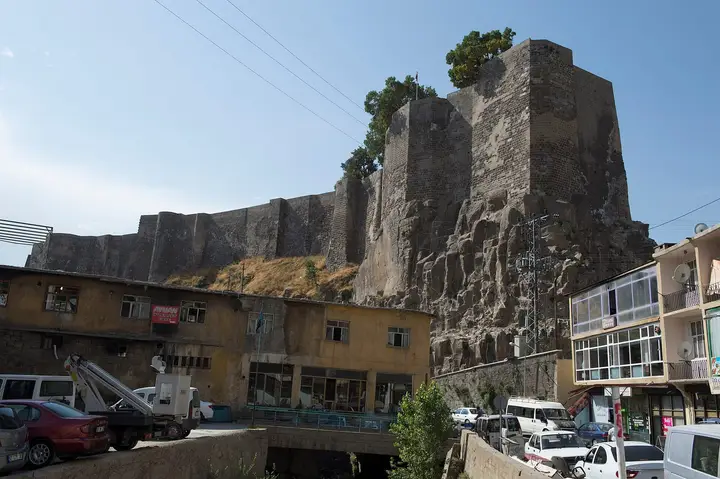 Bitlis Castle and the city in the valley