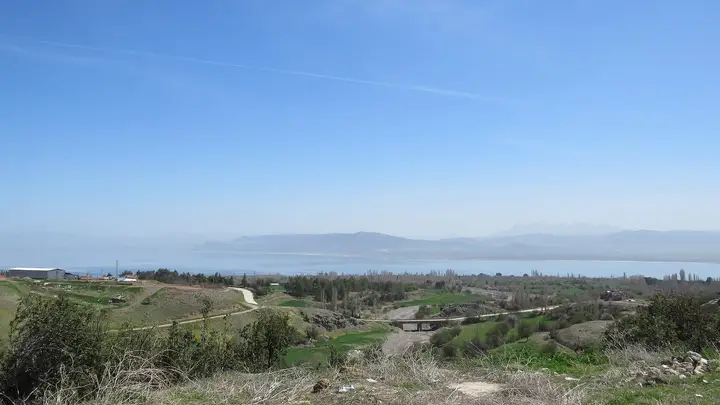 Burdur Lake from the north-west