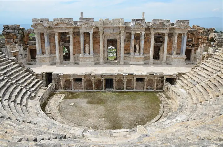 The ancient theatre of Hierapolis