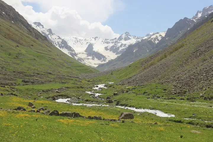 The Kaçkar Mountains from Olgunlar