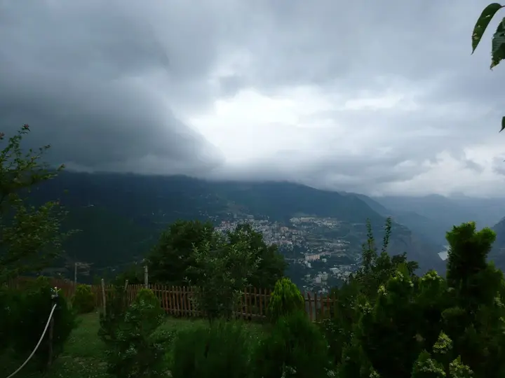 View of Artvin from the Kafkasör Plateau