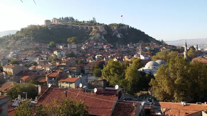 Kütahya Castle and the city