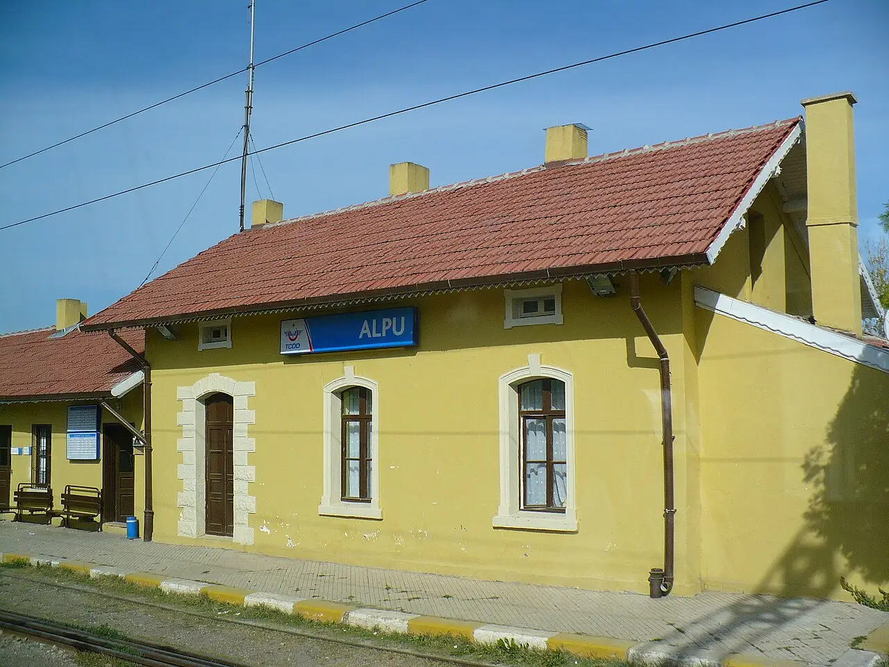 General view of Alpu (Eskişehir)