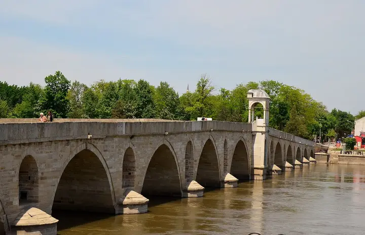 Meriç Bridge and inscription pavilion