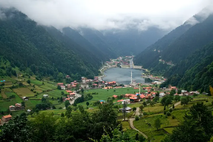 Uzungöl and its surroundings
